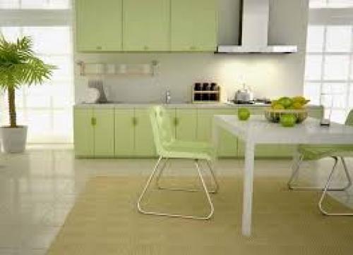 Какие аксессуары можно использовать для дополнения бело-зеленого дизайна кухни. Зелено-белый интерьер кухни
