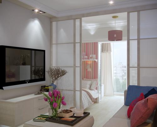 Как обустроить однокомнатную квартиру семье. Однокомнатная квартира для семьи с двумя детьми