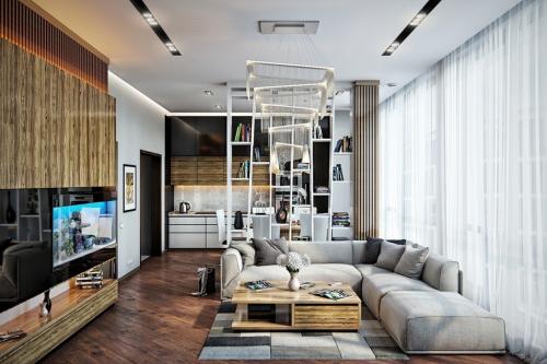 Как обустроить однокомнатную квартиру семье. Однокомнатная квартира для семьи с двумя детьми