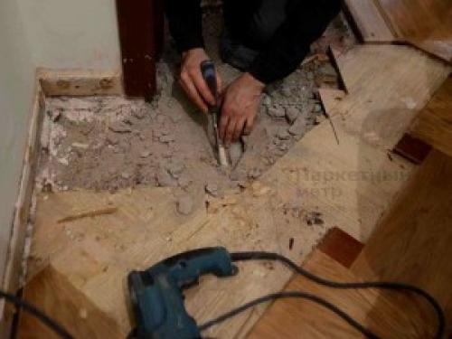 Что делать если вздулась паркетная доска. Вздулась паркетная доска —, что делать?