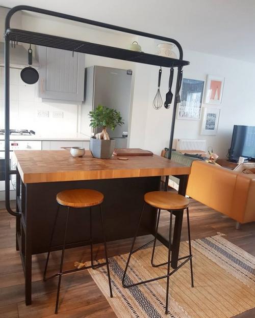 Готовый остров на кухню. Кухня с островом ИКЕА: 2 решения + 13 фото