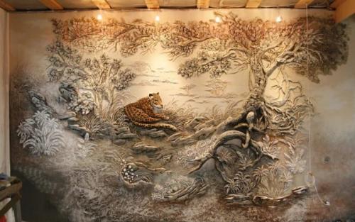 Инструменты для росписи стен. Основные виды росписи стен