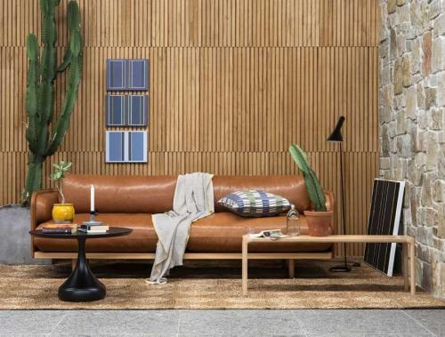 Декоративные украшения для стен из деревянных реек. Плюсы и минусы реек в интерьере 03