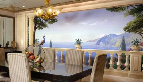 Художественная роспись стен в гостиной. Роспись стен: 110 фото и видео, как сделать художественное оформление стен своими руками