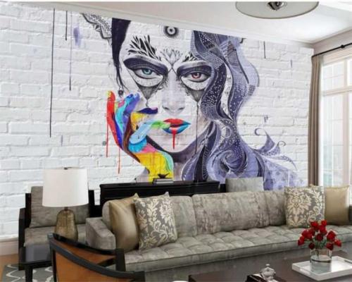 Художественная роспись стен в гостиной. Роспись стен: 110 фото и видео, как сделать художественное оформление стен своими руками