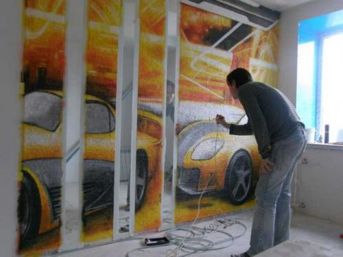 Роспись стен основы. Роспись стен в интерьере — особенности, варианты дизайна и стильные идеи сочетания в оформлении