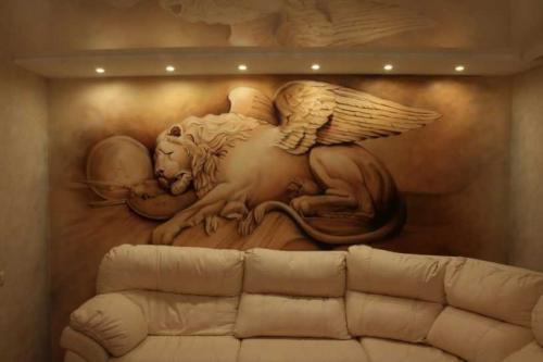 Роспись на стене в квартире. Роспись стен в интерьере — особенности, варианты дизайна и стильные идеи сочетания в оформлении