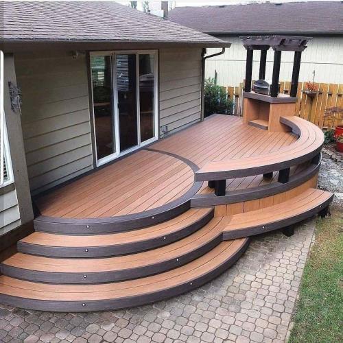 Крыльцо в скандинавском стиле. Фундамент для крыльца