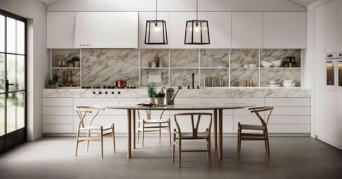 Крупноформатная плитка для фартука. Широкоформатный керамогранит