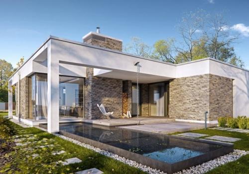 Дома в скандинавском стиле с разными уровнями.. Проекты скандинавских домов 03