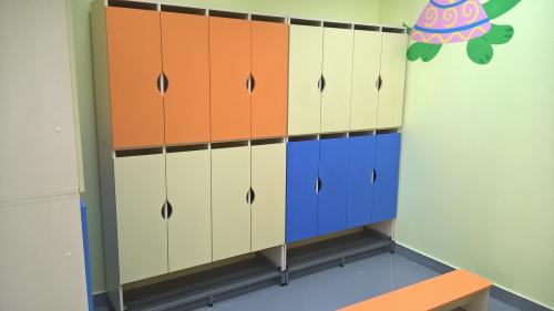 Мебель для раздевалки в детском саду. Разнообразие моделей
