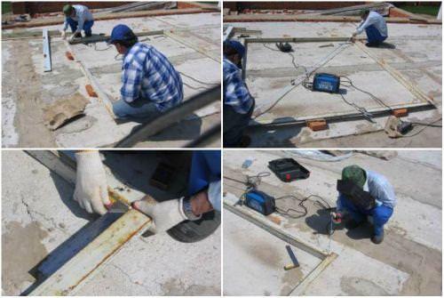 Изготовление гаражных ворот своими руками: пошаговая инструкция 16