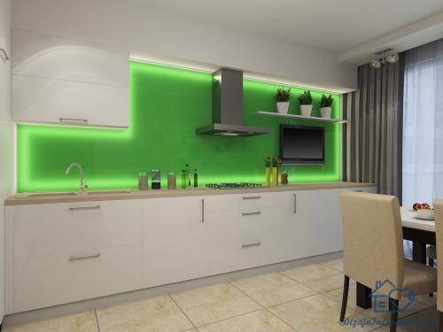 Дизайн кухни в бело зеленых тонах. Какой стиль подойдет для бело-зеленого дизайна кухни?