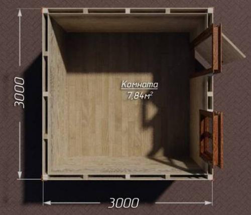 Бытовка 3 на 3 своими руками. Расчет