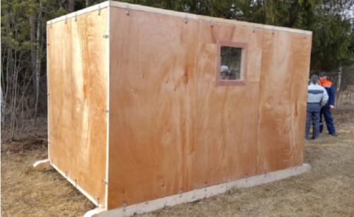 Домик-бытовка своими руками. Как построить бытовку своими руками