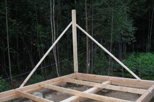 Бытовка с деревянным каркасом. Строим деревянную бытовку 06 Бытовка с деревянным каркасом. Строим деревянную бытовку 06