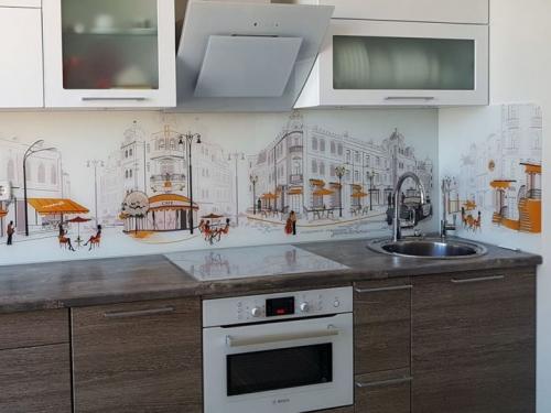 Кухонные фартуки для кухни на стену. Лучший фартук для кухни: 150 идей в 2023 году 07