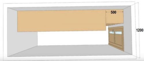 Маленькая гардеробная из кладовки. Ширина гардеробной и расположение дверей