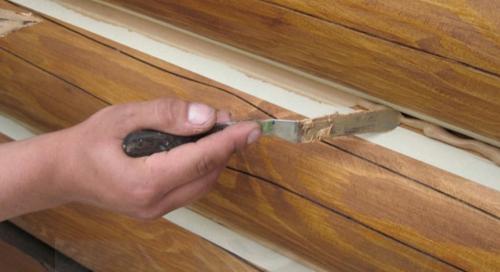 Как выбрать шпаклевку для дерева: советы по заделке щелей в брусе 01