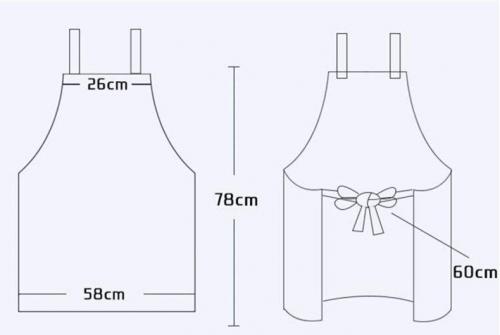 Какие инструменты необходимы для создания фартука. Выкройка фартука своими руками — шьем женский, мужской и детский фартук для кухни, сада, инструментов, на выпускной и последний звонок + фото